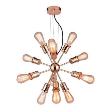 Imagem de Pendente Atomus Rose Gold para 12 Lâmpadas E27 Nitrolux