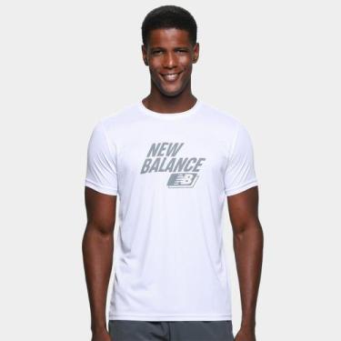Imagem de Camiseta New Balance Sport Graphic Masculina, Branco, M