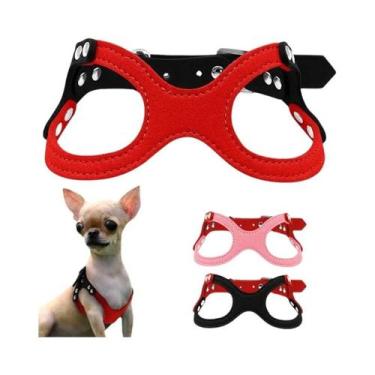 Imagem de Coleira Ajustável De Camurça Macia Para Cães E Gatos, Ideal Para Filho