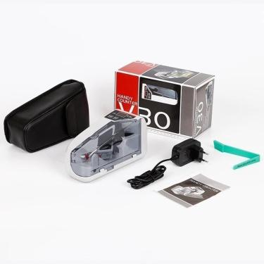 Imagem de Contador De Cédulas Mini Máquina Profissional Portátil Para Euro Real E Dólar