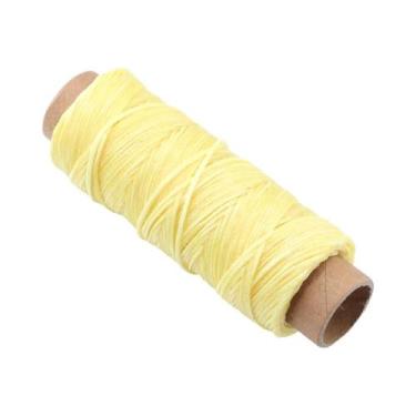 Imagem de Fio De Poliéster Encerado Plano 150D De 1mm E 50 Jardas Para Artesanat