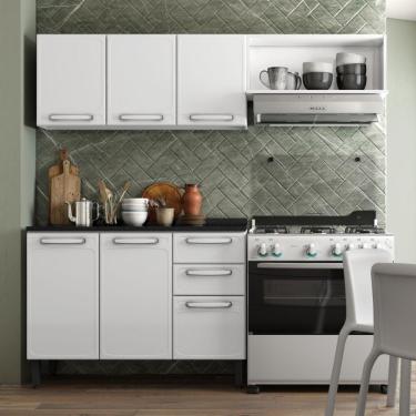 Imagem de Cozinha Compacta Em Aço 6 Portas 2 Gav Evidence Bertolini