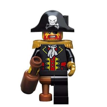 Imagem de Boneco classico do cinema series blocos de montar modelo:pirata - BLOC