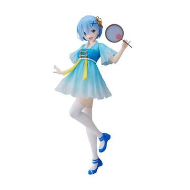 Imagem de Figura de anime Toy Rem Blue Clothes 20 cm, colecionável em PVC - yiwe