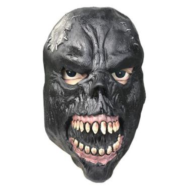 Imagem de Máscara de cosplay Máscara de látex Black Zombie 23x35cm - yiweisai
