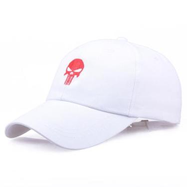 Imagem de Boné de beisebol Punishers Anime Snapback, algodão preto - Yiweisai