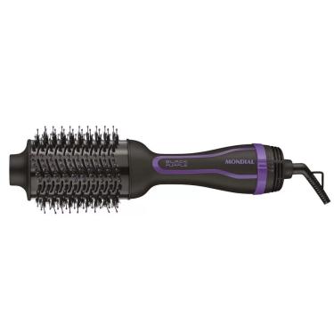 Imagem de Escova Secadora Mondial Black Purple 1200w 127v Es-08 Preto