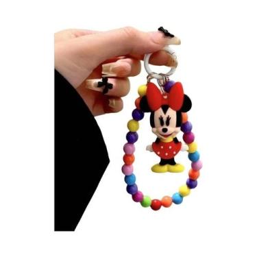 Imagem de Chaveiro De Celular Mickey E Minnie Desenho Animado Para Mulheres E Me