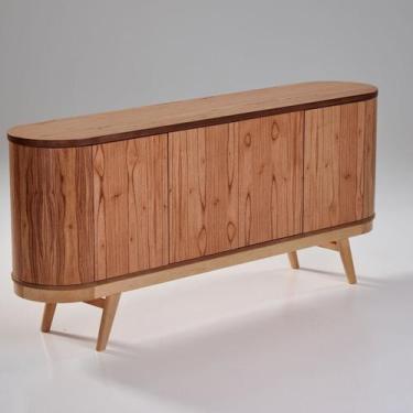 Imagem de Buffet para Sala de Jantar 180 Cm Laminado Vigo - Carmo Móveis