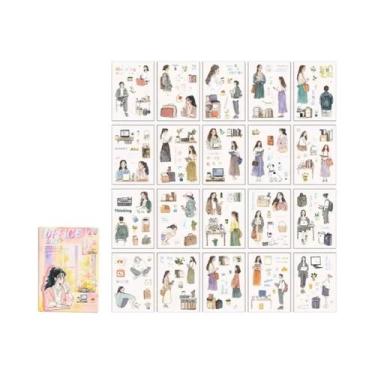 Imagem de Adesivos Decorativos De Personagens Fofos 20Pcs/pacote DIY Decoração C