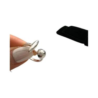 Imagem de Anel De Unha Geométrico De Camada Dupla Em Prata Esterlina 925, Joia V