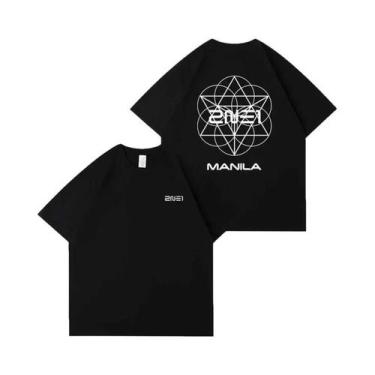 Imagem de Camiseta Unissex Oversized De Algodão 2025 Com Estampa 2NE1, Camiseta 