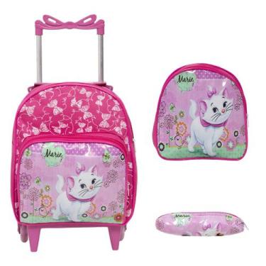 Imagem de Mochila Infantil Feminina Gata Marie Creche Envio Imediato - TOYS 2U
