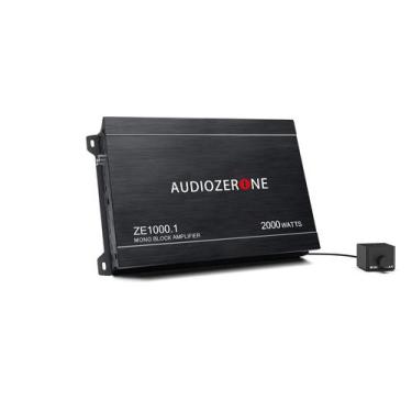 Imagem de Amplificador de áudio para carro AUDIOZERONE ZE1000.1 2000W Monoblock
