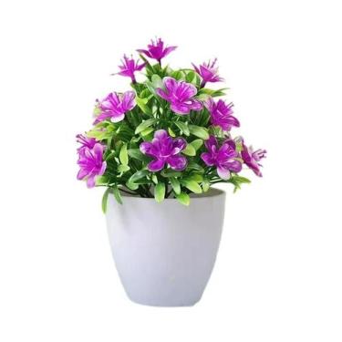 Imagem de Pequena Planta Bonsai Artificial Em Vaso, Ornamento De Árvore Simulada