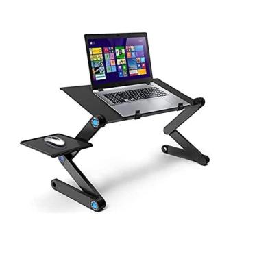 Imagem de Mesa Notebook Sofa Cama Dobravel Multifuncional Desk Slim Suporte Articulavel Colo Home Office
