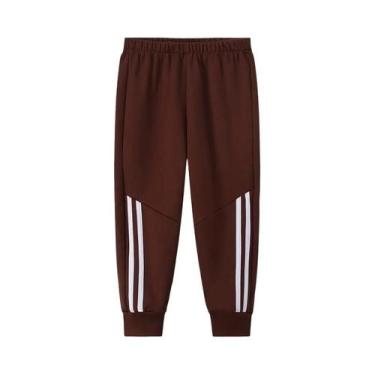 Imagem de Calças De Moletom De Veludo Para Crianças, Meninos E Meninas, Casuais 