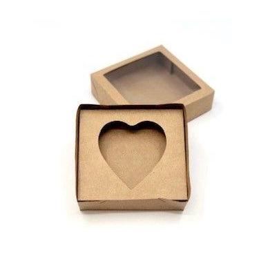 Imagem de Kit Coração: VC15+Berço coração (200g) com 20 Cor:Kraft - Kaiambá Emba