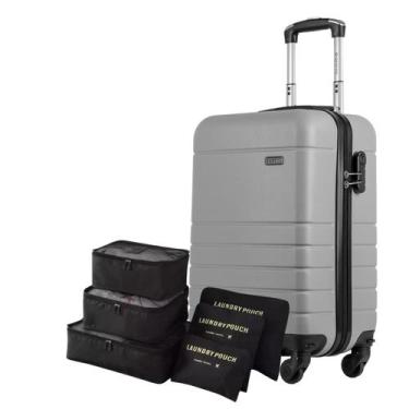 Imagem de Mala de Viagem Bordo 10kg em ABS, Cadeado, Aprovada ANAC, Original Ses