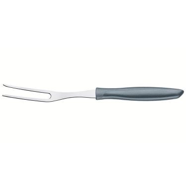 Imagem de Garfo Trinchante Plenus para Churrasco e Carnes em Aço Inox com Cabo de Polipropileno para Cozinha Cinza Tramontina