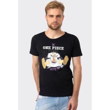 Imagem de Camiseta One Piece Gear 5 Luffy Imperador - Piticas, 12, Preto, Unisse