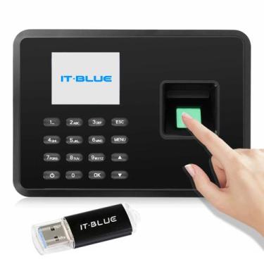 Imagem de Relógio De Ponto Biométrico Digital Senha Control Id Eletrônico Com Pe