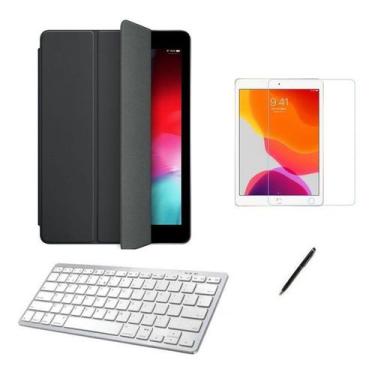 Imagem de Kit Capa Smart Case Galaxy A7 lite T220/T225 /Can/Pel Teclado Branco C