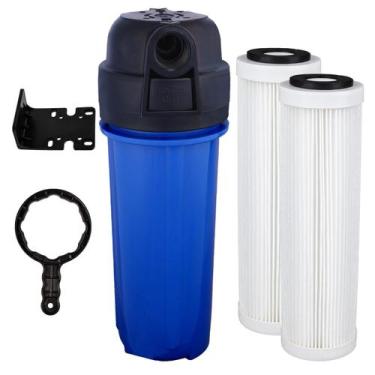 Imagem de Filtro Água Poço Caipira Nascente Cisterna 1800 L/h 2 Refil - Azul - R