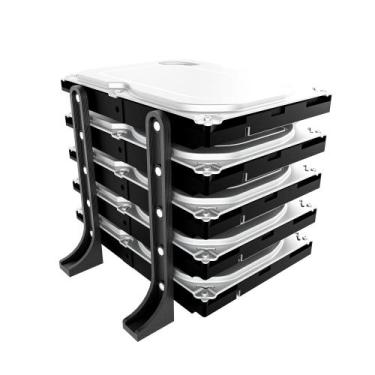 Imagem de Suporte Rack Externo Vertical Até 5 Hd ssd Organizador Mesa - R9 Decor