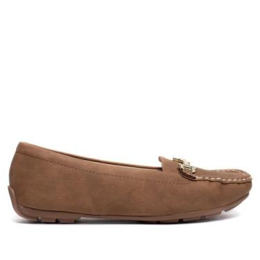 Imagem de Mocassim Feminino Modare Napa Veluna Calce Fácil Marrom, Marrom, 39