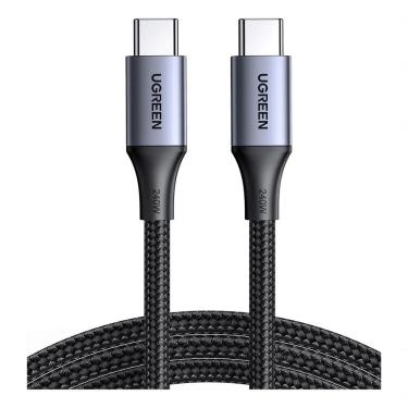 Imagem de Cabo Ugreen Usb-c/usb-c 5a 240w Us535 2m - Preto