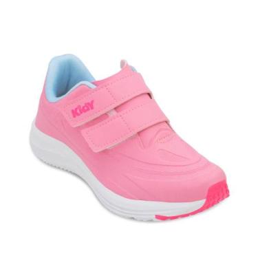 Imagem de Tênis Kidy Super Conforto Infantil KD24-43810, Rosa, Azul, 32