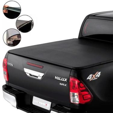 Imagem de Capota Lona Marítima Compatível com HILUX Cabine Dupla 2005 até 2016 C