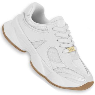 Imagem de Tenis Infantil Molekinha 25005.201 Meninas, Branco, 34