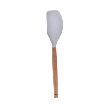 Imagem de Espátula em Silicone Cabo de Madeira Grey - Mimo Style