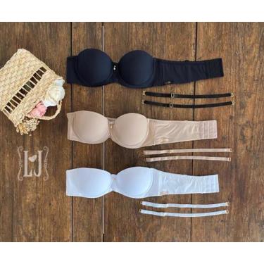 Imagem de Sutiã com alça regulável e removível - Mística lingerie , Nude, GG