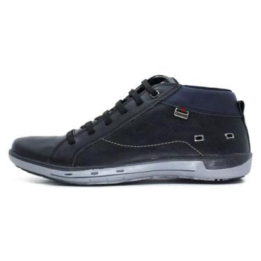Imagem de Tênis Masculino Casual material ecológico Sapatênis Cano Médio - Hanko