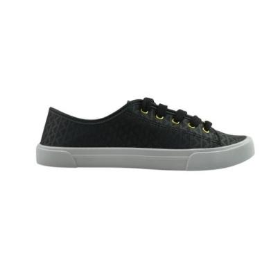 Imagem de Tenis Feminino Moleca 5296.510 Napa Pesponto Menfis, Preto, 37