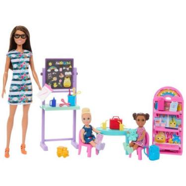 Imagem de Playset Barbie Primeiro Dia de Aula Mattel  - 24 Peças