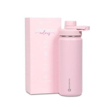 Imagem de Garrafa Thermos 500ML Rosa Claro - Goldentec
