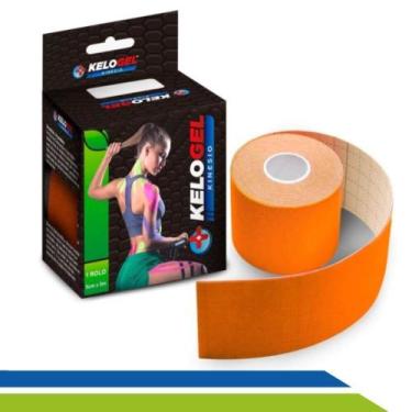 Imagem de Kinesio Tape Fita Bandagem Elástica Funcional Sport Adesiva 5cmx5m Pós