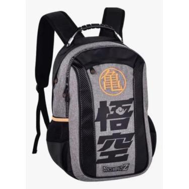Imagem de Mochila De Costas Dragon Ball Z Preta E Cinza 18" REF: Dz24604 - CLIO