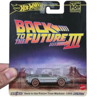 Imagem de Back To the Future Time Machine 1955 Hot Wheels Premium 2025