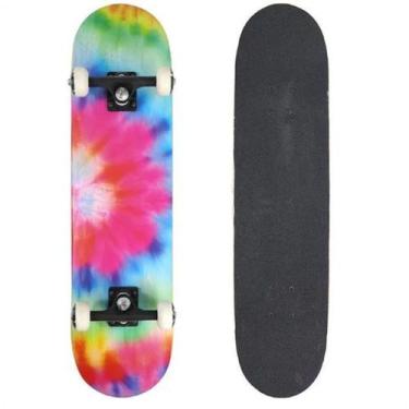 Imagem de Skateboard Semi-Pro + Capacete Joelheira Cotoveleira Luvas - BELFIX