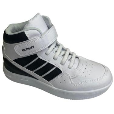 Imagem de Tenis Bloompy Masculino Infantil Casual 3255 , Branco, 34