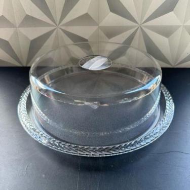 Imagem de Boleira de acrílico redonda transparente porta bolo bolos e doces com 