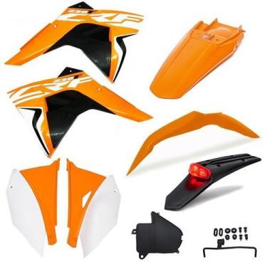 Imagem de Kit Plástico Amx Premium Crf 230 Com Adesivos e Lanterna Traseira, Lar