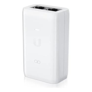Imagem de Injetor PoE Ubiquiti U-POE-AF 48v 15.36W 802.3af gigabit ethernet 110/