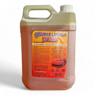 Imagem de Detergente Automotivo 5l Limp Brilho Motores Solumax Laranja