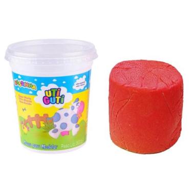 Imagem de Massinha uti guti pote 500 g - vermelha - uti guti - 4018, U